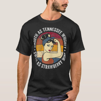 T-shirt Femme lisse comme Tennessee Whiskey Sweet Strawber