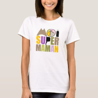 T-Shirt Femme - Logo Moi Super Maman Nature