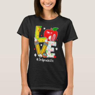 T-shirt Femme Love 3e année Escouade Rabbit Jour de Pâques
