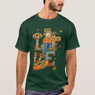 T-shirt Femme Love Omi Life mignonne Scarecrow Grand-mère 
