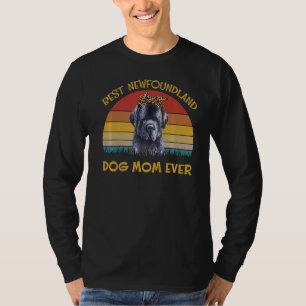 T-shirt Femme Lovely Dog Holder Chien Best Dog Mom Newfoun