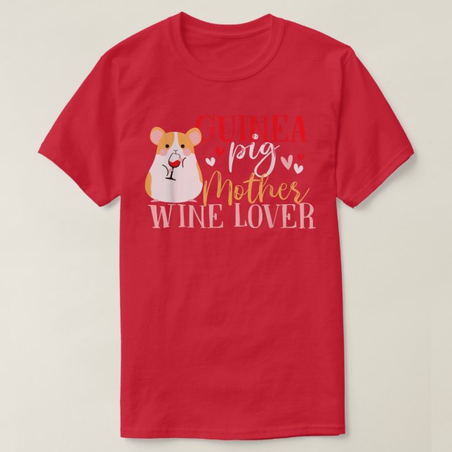 T-shirt Femme Lover, Mère Cochon De Guinée (Design devant)