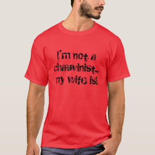 T-shirt femme machiste !