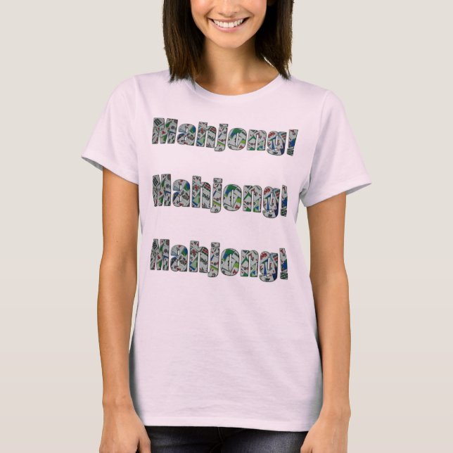 T-Shirt femme Mahjong (Devant)