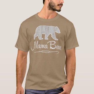 T-shirt Femme Mama Ours Chemise Graphique Teinture Corresp