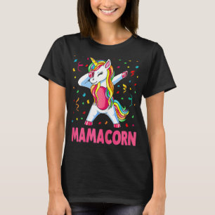 T-shirt Femme Mamacorn Unicorn Costume Maman Fête des Mère