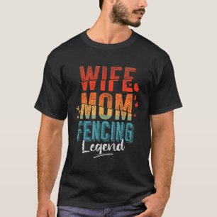T-shirt Femme maman clôturer légende Fête des mères Retro 
