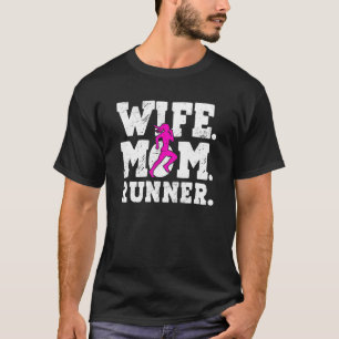 T-shirt Femme Maman Coureur Sprinter Jogging Acti récréati