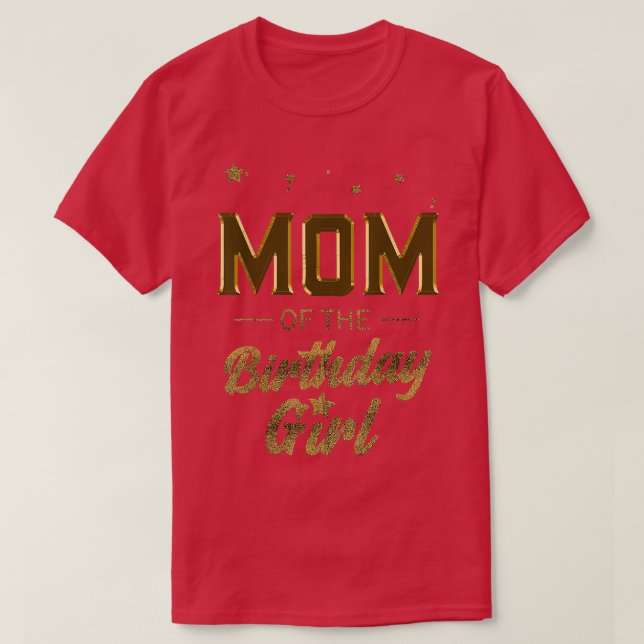 T-shirt Femme Maman de l'anniversaire Fille Mama Maman Mam (Design devant)