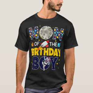 T-shirt Femme Maman de l'Anniversaire Garçon Chemise Espac