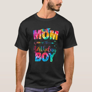 T-shirt Femme Maman De L'Anniversaire Garçon Maman Mère Et