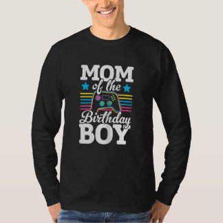 T-shirt Femme Maman De L'Anniversaire Joueur Vidéo Garçon 