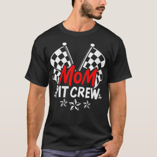 T-shirt Femme Maman Pit Crew VNeck