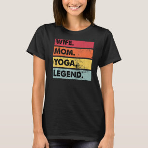 T-shirt Femme Maman Yoga Légende Yoga Méditation Femmes