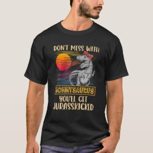 T-shirt Femme Mamasaurus T Rex Dinosaures Drôle Mommy Saur