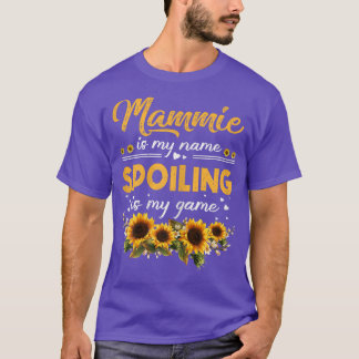 T-shirt Femme Mammie Est Mon Nom Spots Est Mon Jeu Sunf