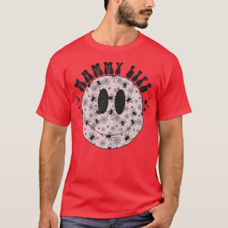 T-shirt Femme Mammy Vie Fantôme Visage Éffrayant, Hallowee