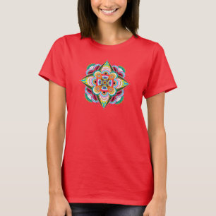 T-shirt femme Mandala pour Tiger Dragon