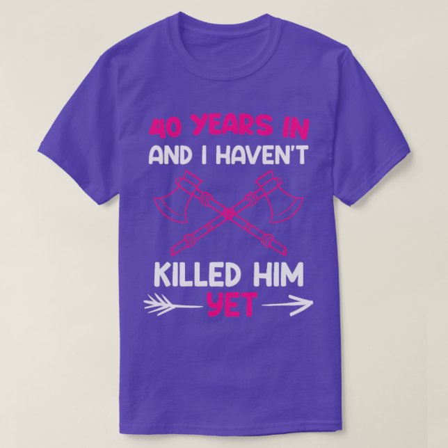 T-shirt Femme mariage de rubis 40e anniversaire de mariage (Design devant)