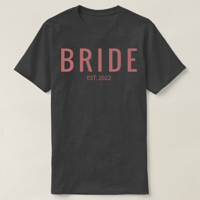 T-shirt Femme Mariage mariée Est (Design devant)