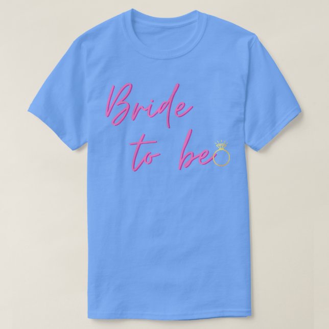 T-shirt Femme mariée à être 601 (Design devant)