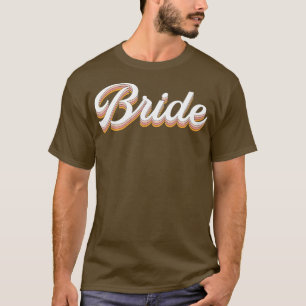 T-shirt Femme Mariée Enterrement de Vie de Jeune Fille Rét
