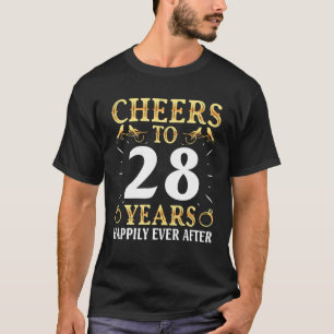 T-shirt Femme Maris Boire La Soirée À 28 Ans Heureusement 