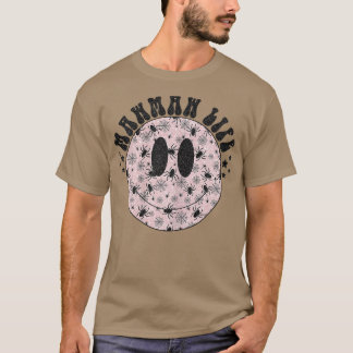T-shirt Femme Mawmaw Vie Fantôme Éffrayant Visage, Hallowe