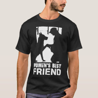 T-shirt Femme Meilleur Ami Chemise Amoureux des chiens Cad
