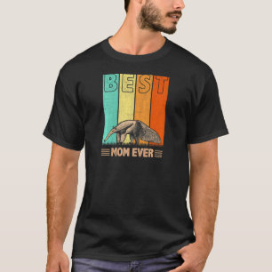 T-shirt Femme Meilleur Anteater Maman Jamais Rétro Graphis