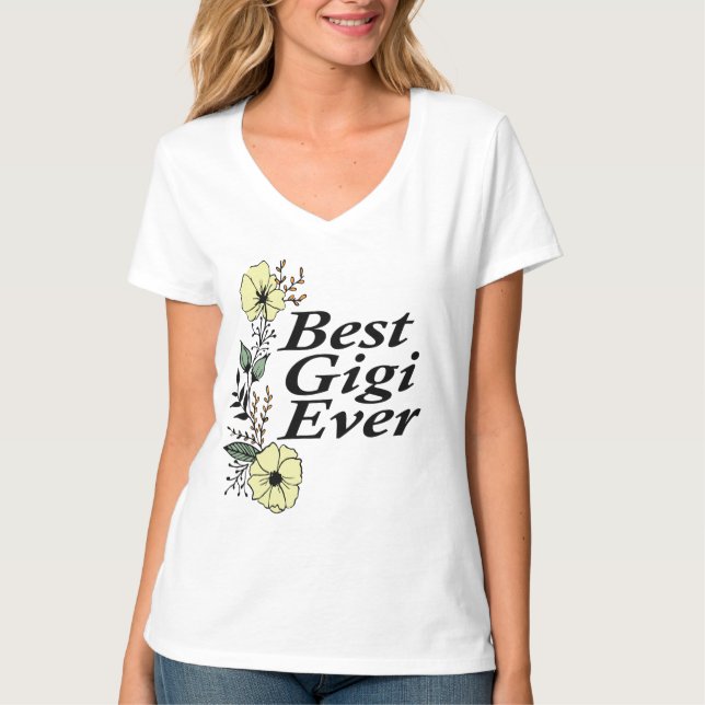 T-shirt Femme Meilleur Gigi Jamais | Cadeau grand-mère (Devant)