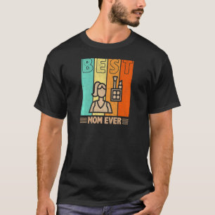 T-shirt Femme Meilleur Maquillage Artiste Maman Jamais Rét