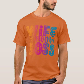 T-shirt Femme mère chef mère mère mère fille de jour