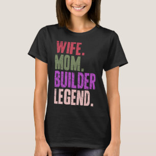 T-shirt Femme Mère Constructeur Mère 1