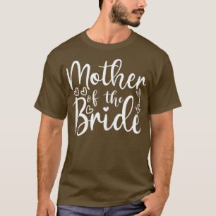 T-shirt Femme Mère De L'Épouse Mariage Correspondant Pour 