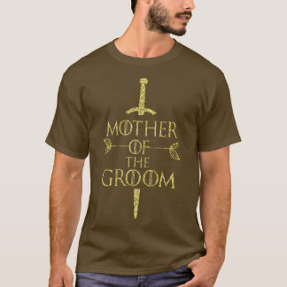 T-shirt Femme mère du marié mariage doré femme 