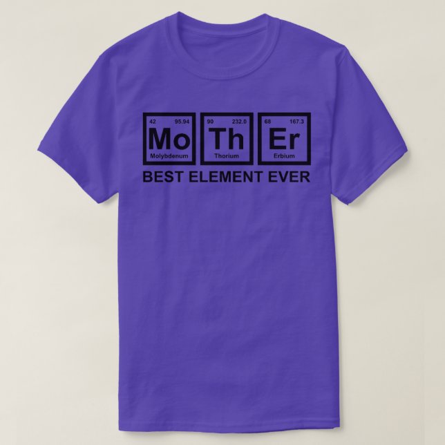 T-shirt Femme Mère Meilleur Élément Jamais Drôle Mère S (Design devant)
