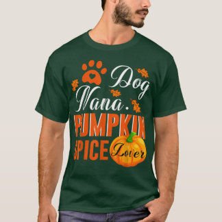 T-shirt Femme mignonne Chute Cadeau Chien Nana Citrouille
