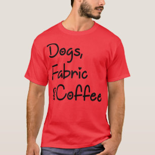T-shirt Femme mignonne couture & Quilting Chiens de dames,