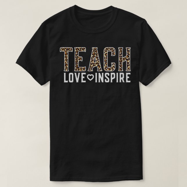 T-shirt Femme Mignonne Enseignante Enseigner L'Amour Inspi (Design devant)