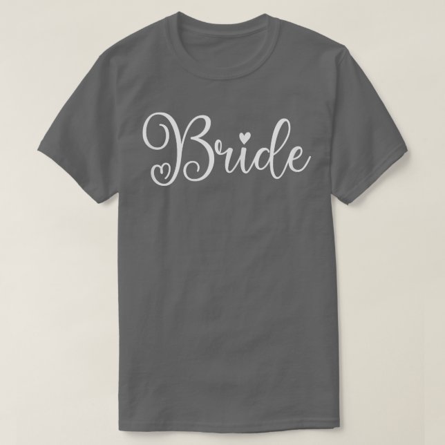 T-shirt Femme Mignonne Mariée Amusante Mariage Et Bachelor (Design devant)