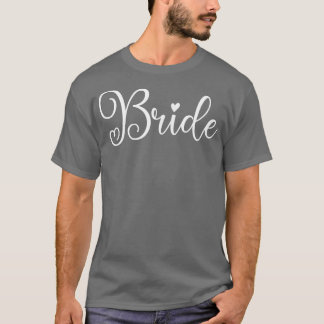 T-shirt Femme Mignonne Mariée Amusante Mariage Et Bachelor