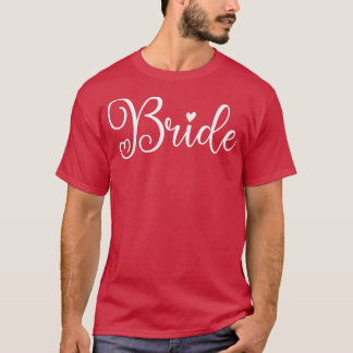 T-shirt Femme Mignonne Mariée Drôle de Mariage et Enterrem