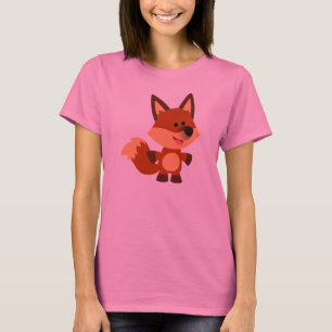 T-shirt femme moelleuse Innocent caricature Fox