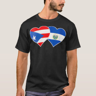 T-shirt Femme moitié porto-ricaine moitié Salvadorienne