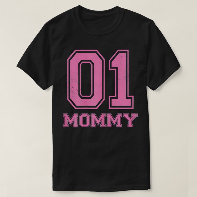 T-shirt Femme Mommy Number One Femme Fête des mères  (Design devant)