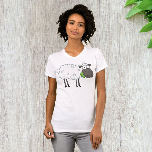 T-shirt femme mouton laineux