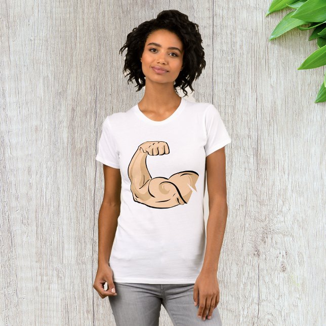T-shirt femme muscle bras (Créateur téléchargé)