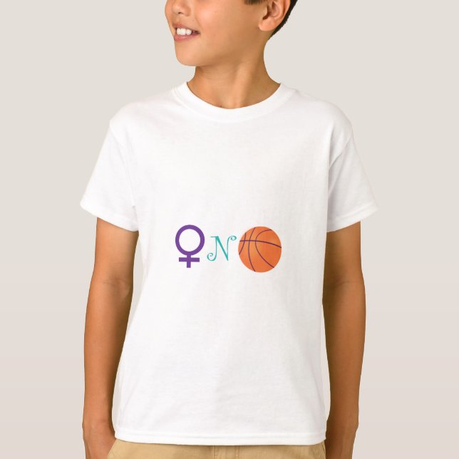 T-shirt Femme-N-Basket-ball (Devant)