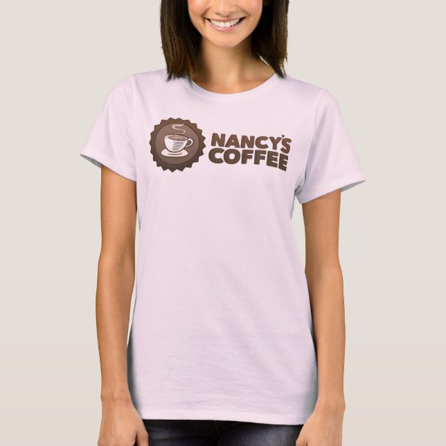 T-shirt femme Nancy's Coffee (Devant)